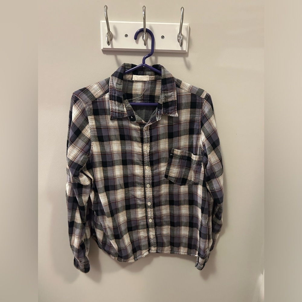 Plaid top